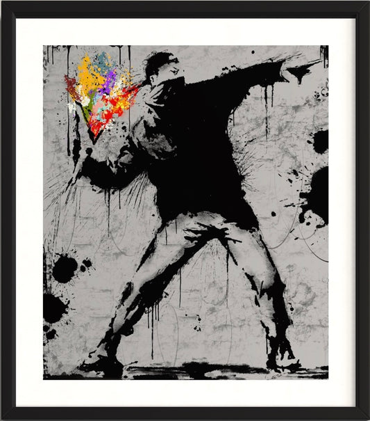 BANKSY MEETS BOOGIE (GREY)