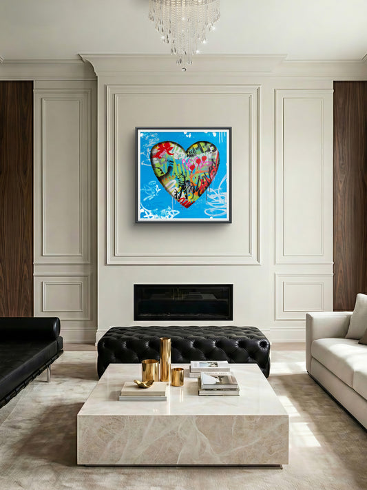 heart ( blue )